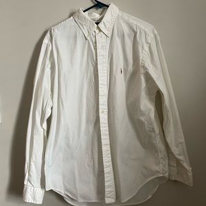 White Ralph Lauren button down